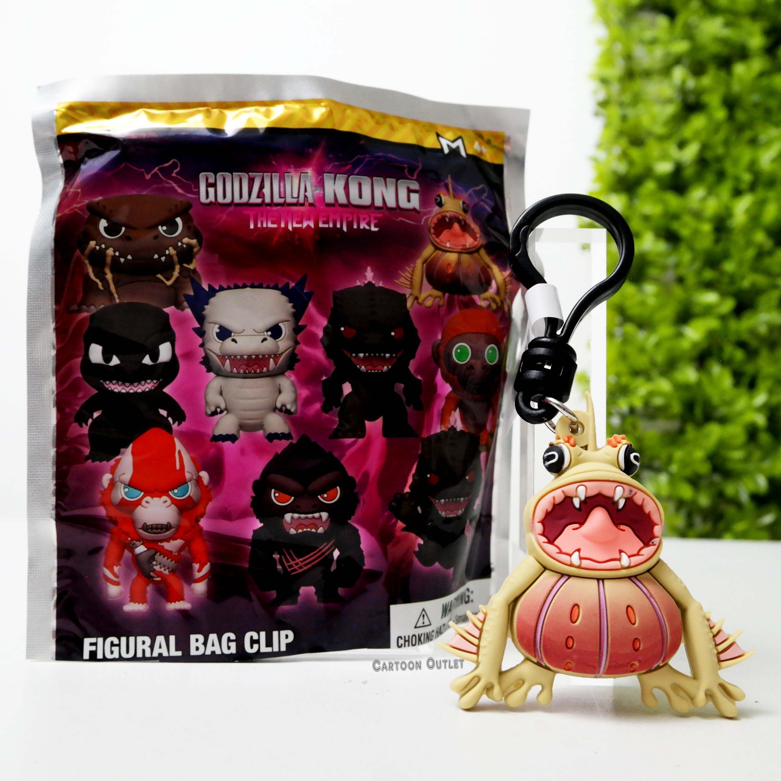 Godzilla X Kong The New Empire Figural Bag Clip Parrot Frog