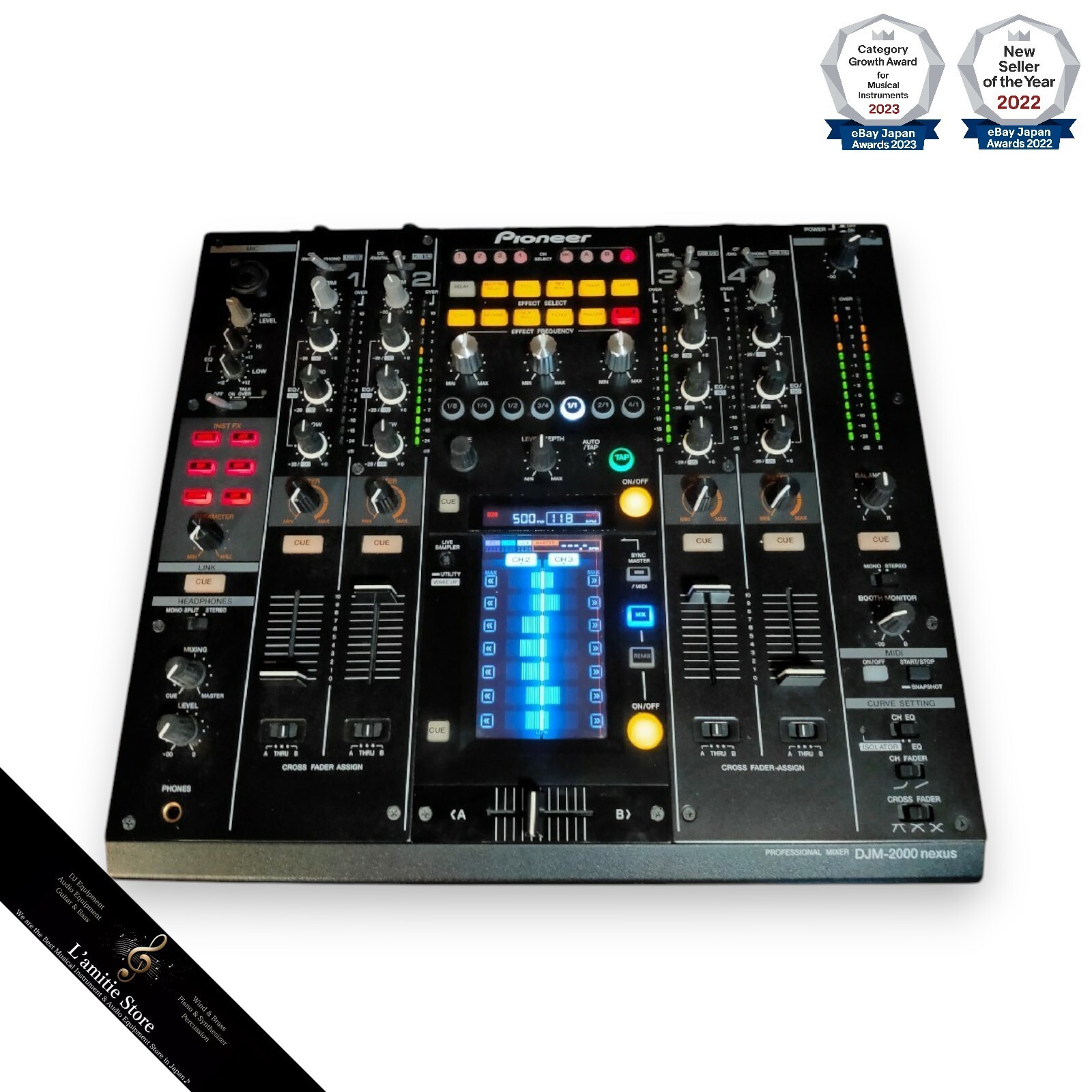 Pioneer DJM-2000NXS Pro DJ Mixer 4-Channel DJM2000NXS 2000 Nexus