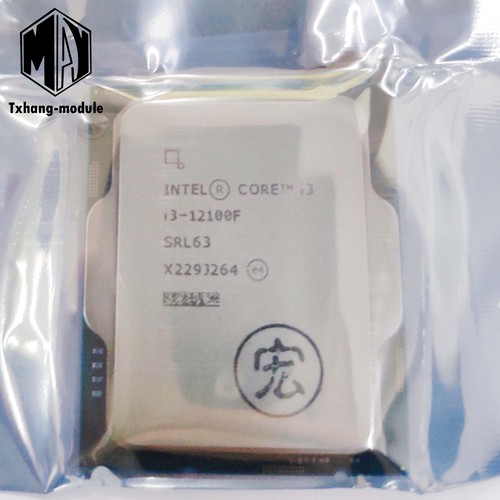 12th Gen Intel Core i3-12100F LGA 1700 CPU Processor Quad-core
