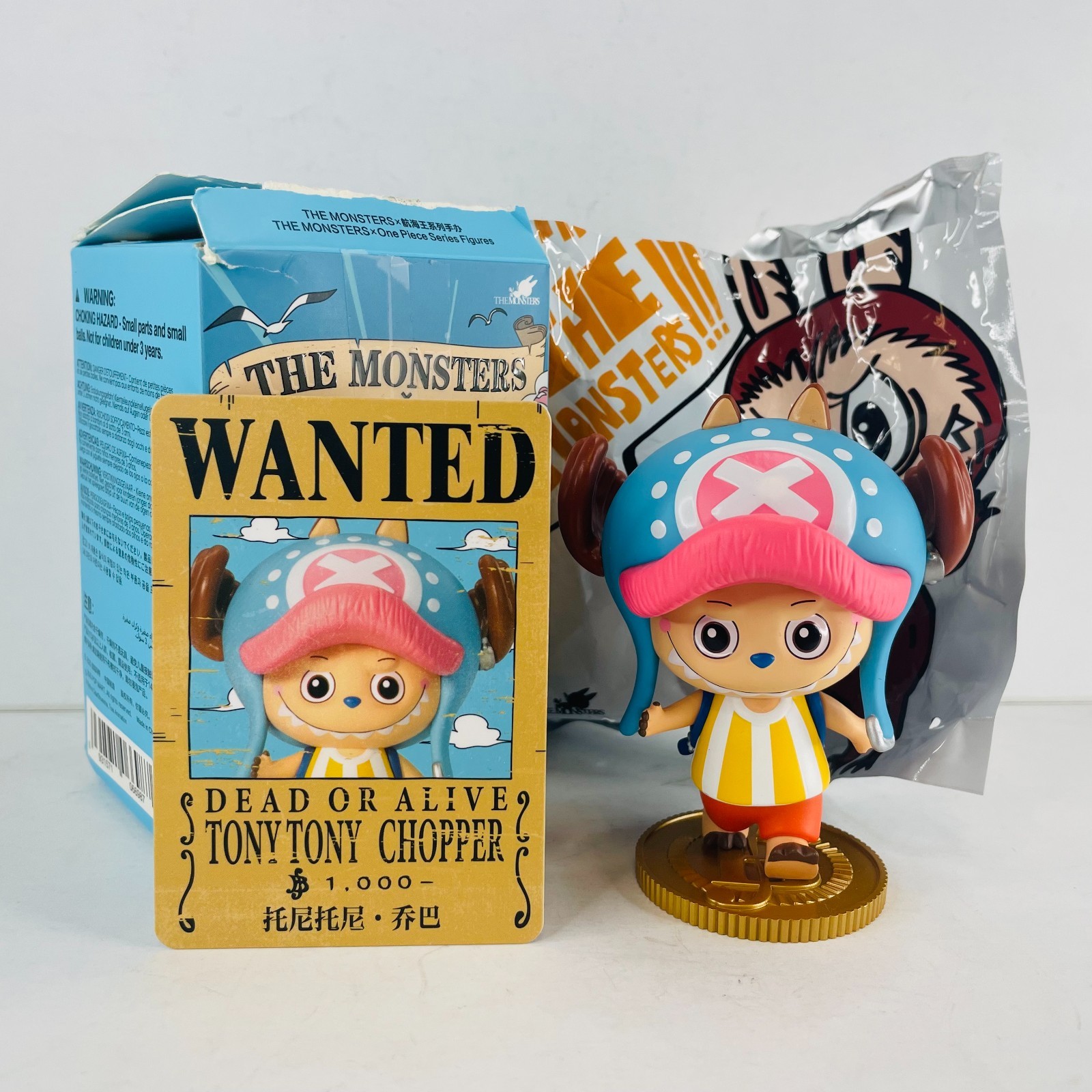 POP MART Labubu The Monsters x One Piece TONY TONY CHOPPER Figure