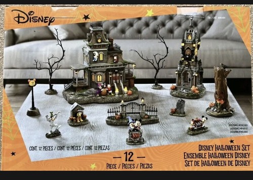 Costco Disney Halloween Village Haunted House Mansion Mickey Mouse