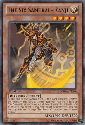The Six Samurai - Zanji X 1 1st Mint YUGIOH Cards SDWA-EN004 | eBay