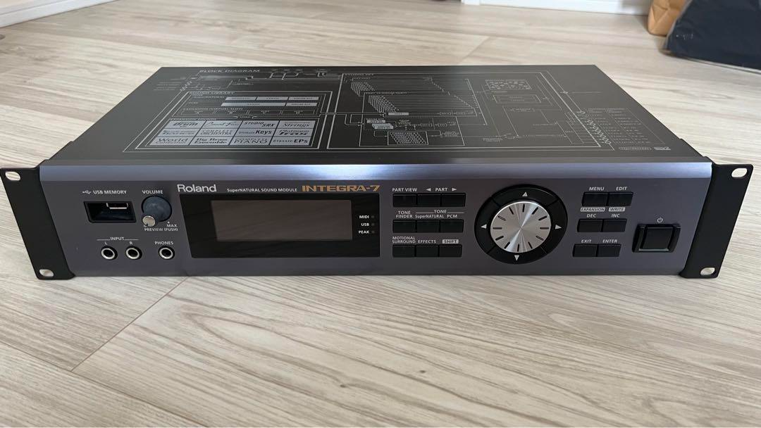 Roland INTEGRA-7 音源モジュール 2Uラック付き Roland INTEGRA-7 音源