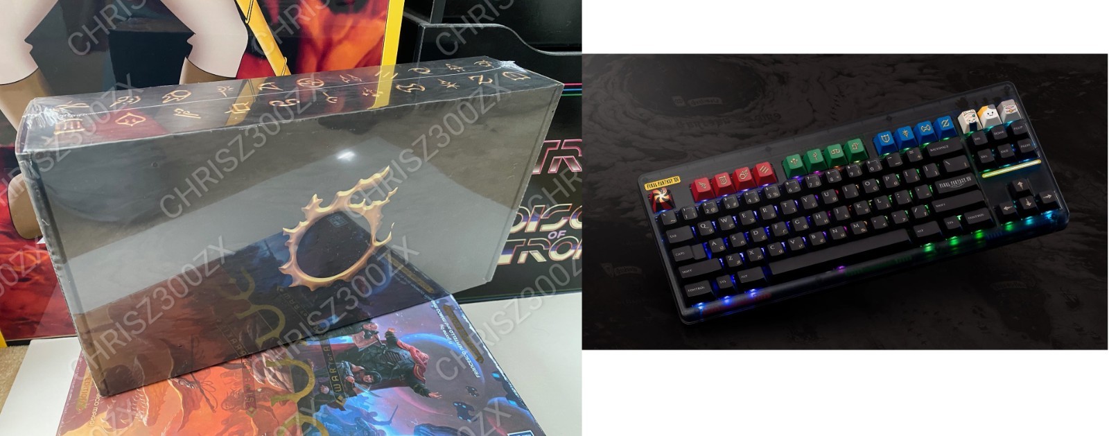 Novelkeys Final Fantasy 14 Keyboard Classic TKL FFXIV FF + Job