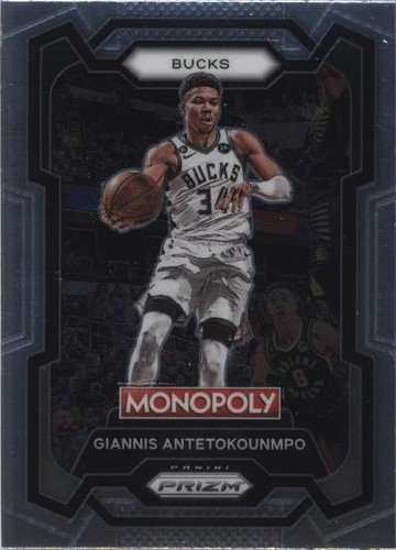 Giannis Antetokounmpo ~ 2024-25 Panini Prizm ~ Monopoly Red Wave