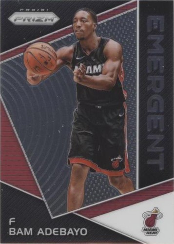 2017-18 Panini Prizm Bam Adebayo RC Blue Mosaic #88 | eBay