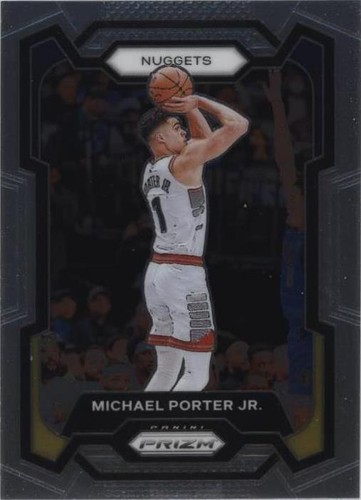 2023-24 Michael Porter Jr. Panini Select Blue Silver Prizm Premier