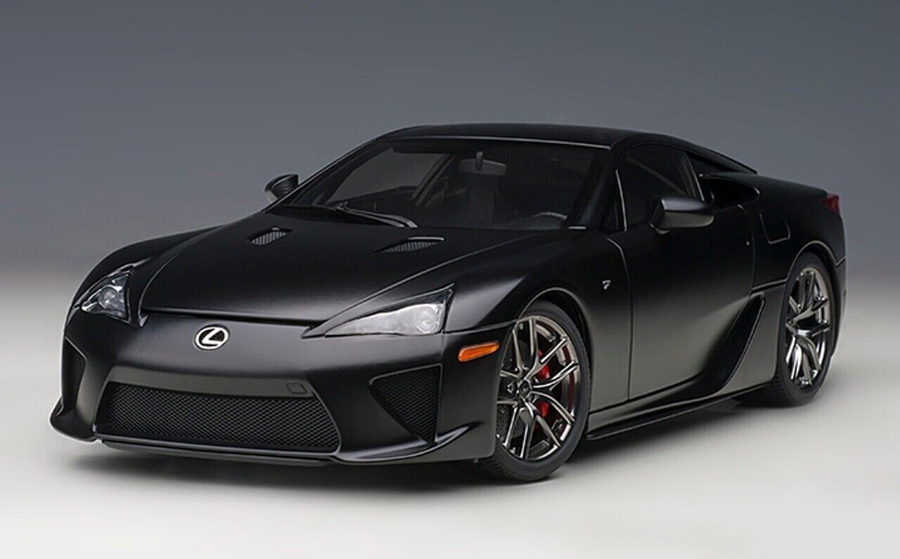 1/18 Scale Lexus LFA (Matt Black) Composite Model Car By Autoart