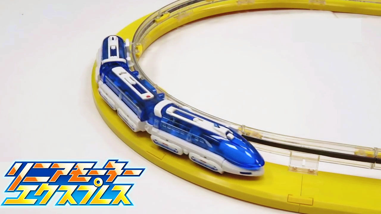 磁力で浮かんで疾走する模型でリニアモーターカーの原理を学習できる