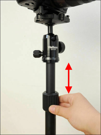 わずか35cmから156cmまで伸び持ち歩きに便利でコンパクトだが本格的な