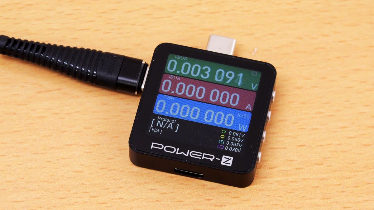 PCアプリで測定結果を閲覧可能なUSB PD3.1対応USBテスター「Power-Z