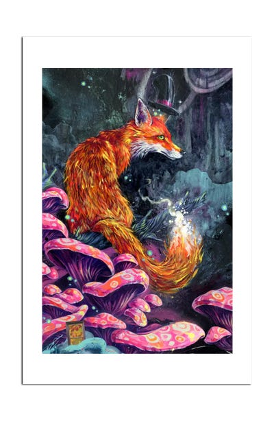 Nice Fox Canvas Wall Art by Swartz Brothers Art | iCanvas