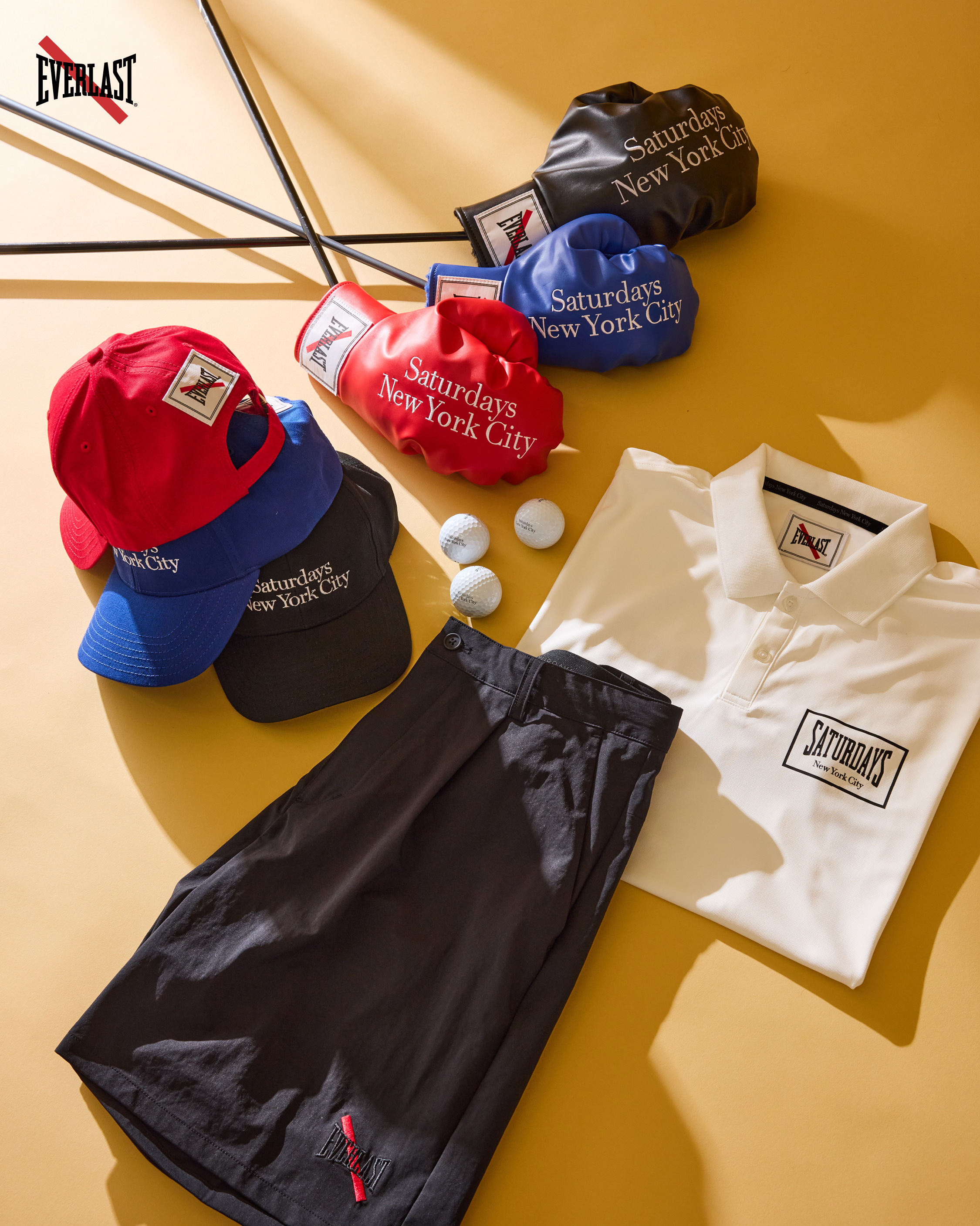 Everlast saturdays NYC コラボ グローブ 白 8オンス Everlast