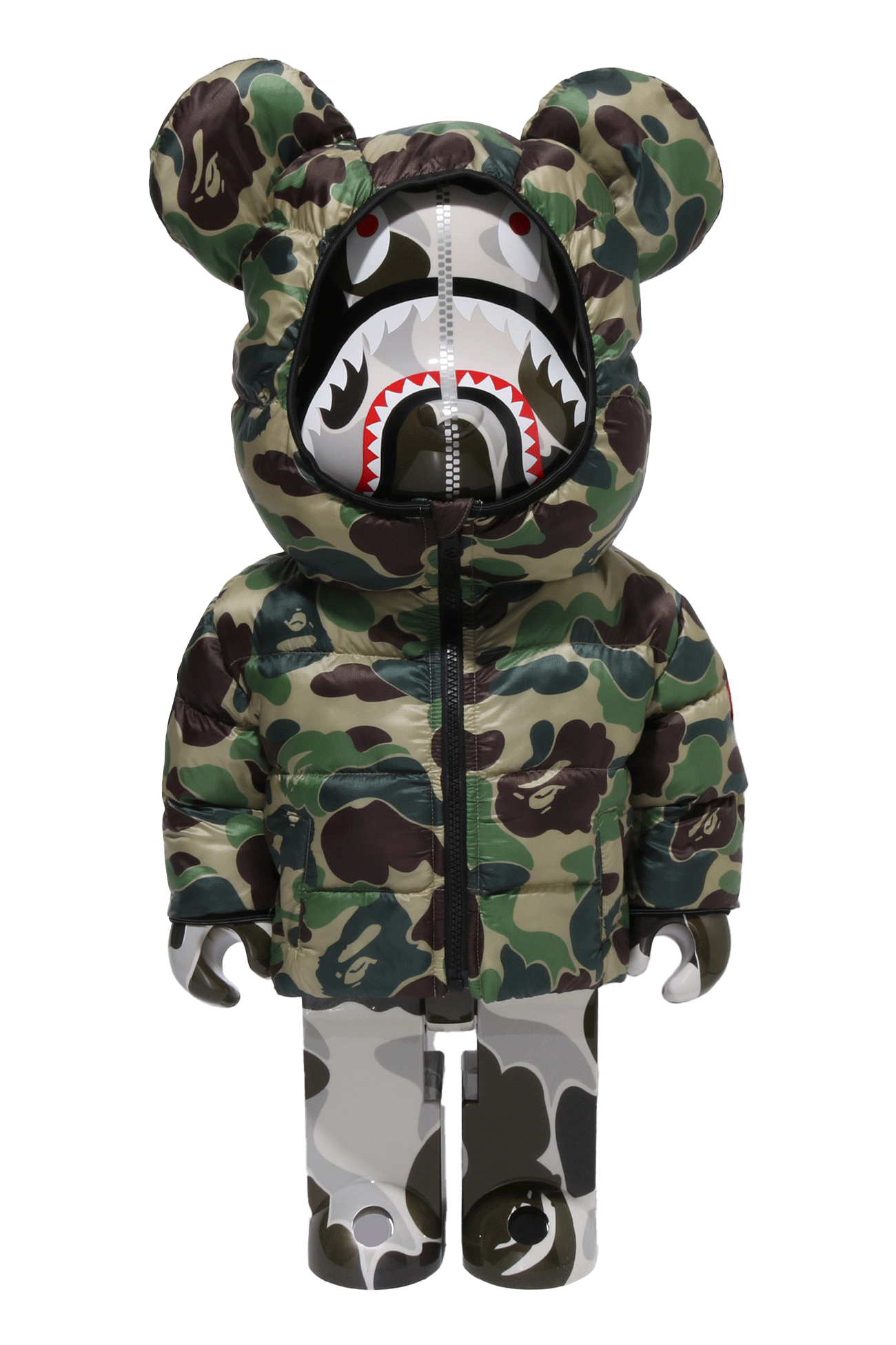 BE@RBRICK BAPE® x CANADA GOOSE SHARK 100% & 400% / 1000% | bape.com