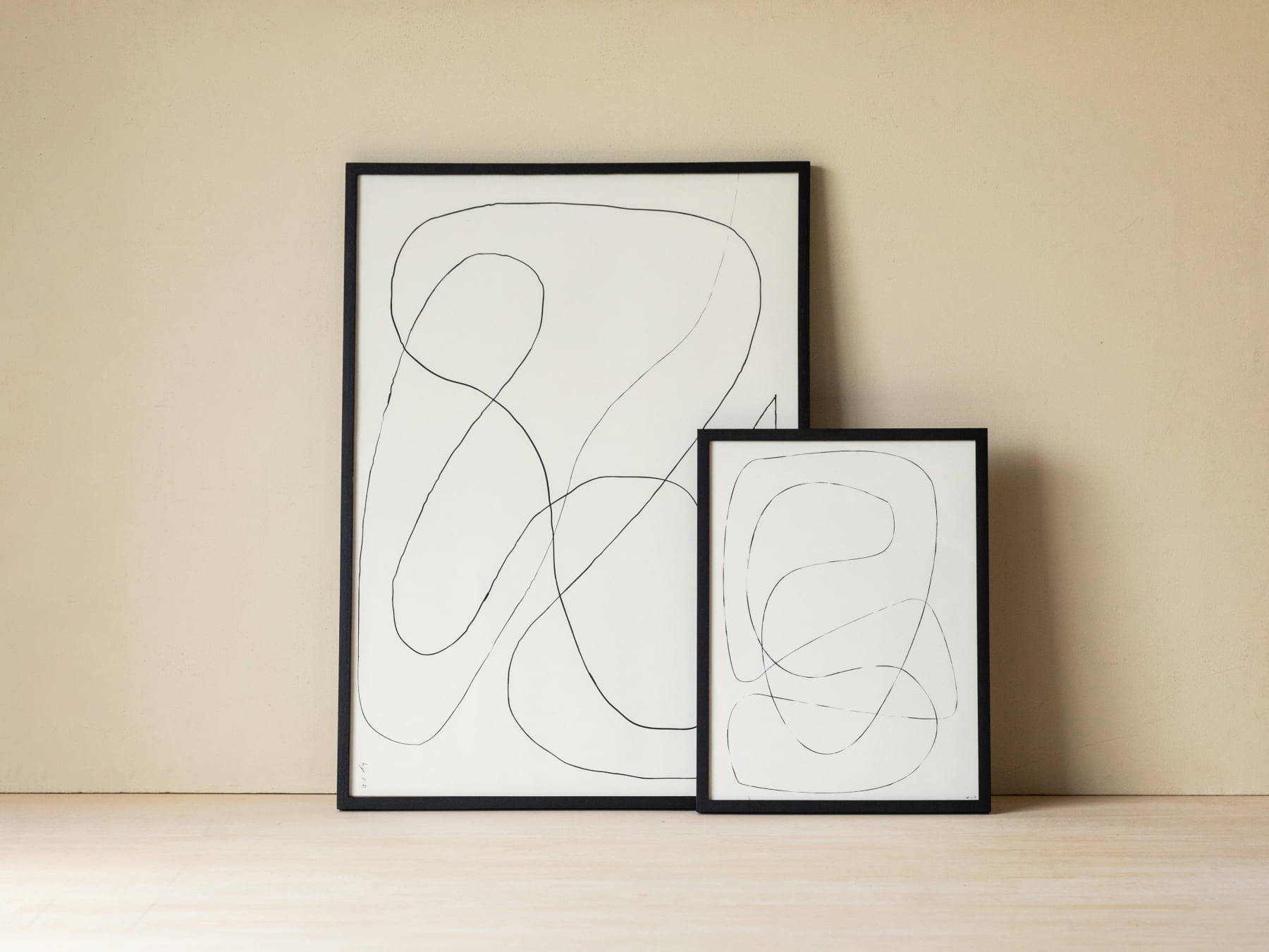 木製ポスターフレーム／ブラック｜アートポスター・フレーム｜オルネ