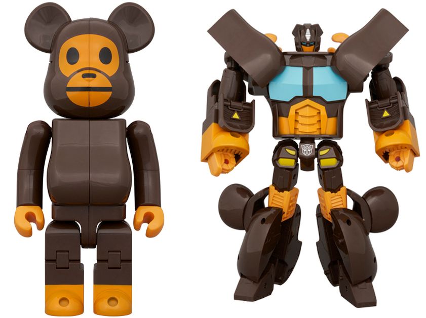 Daily Prime - Bearbrick Baby Milo & Camo Shark Optimus Prime 400