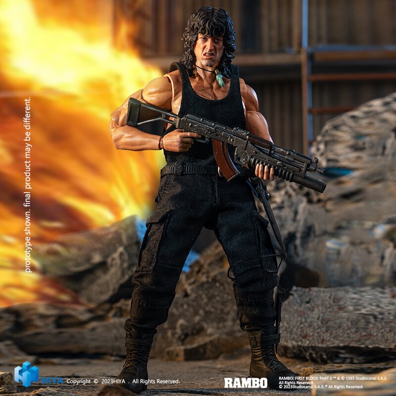 Hiya Toys Rambo: First Blood Part III 1/12 Figure Pre-order