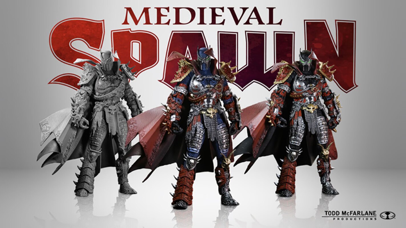 Medieval Spawn Black Edition フィギュア McFarlane Toys Original