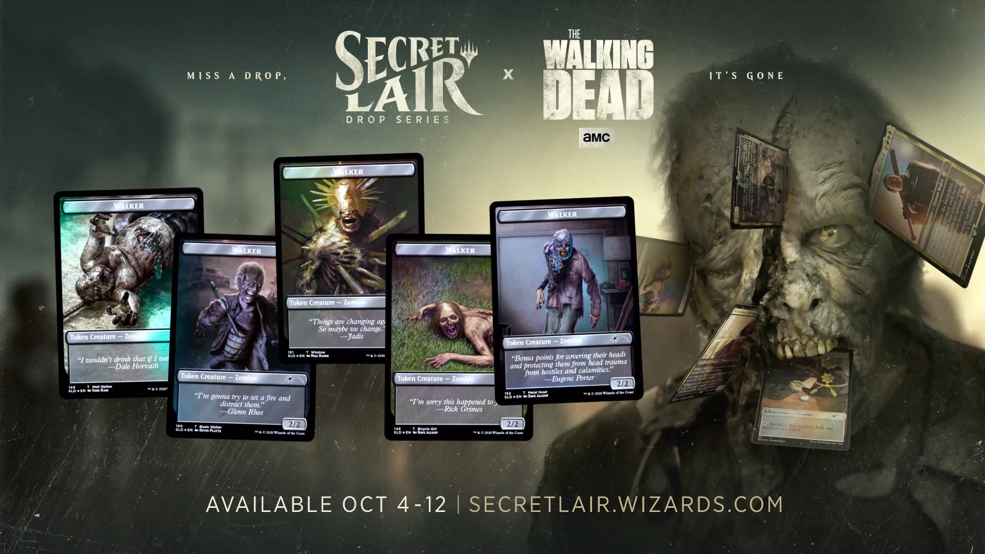 foil Secret Lair x The Walking Dead 未開封 MTG Secret Lair The