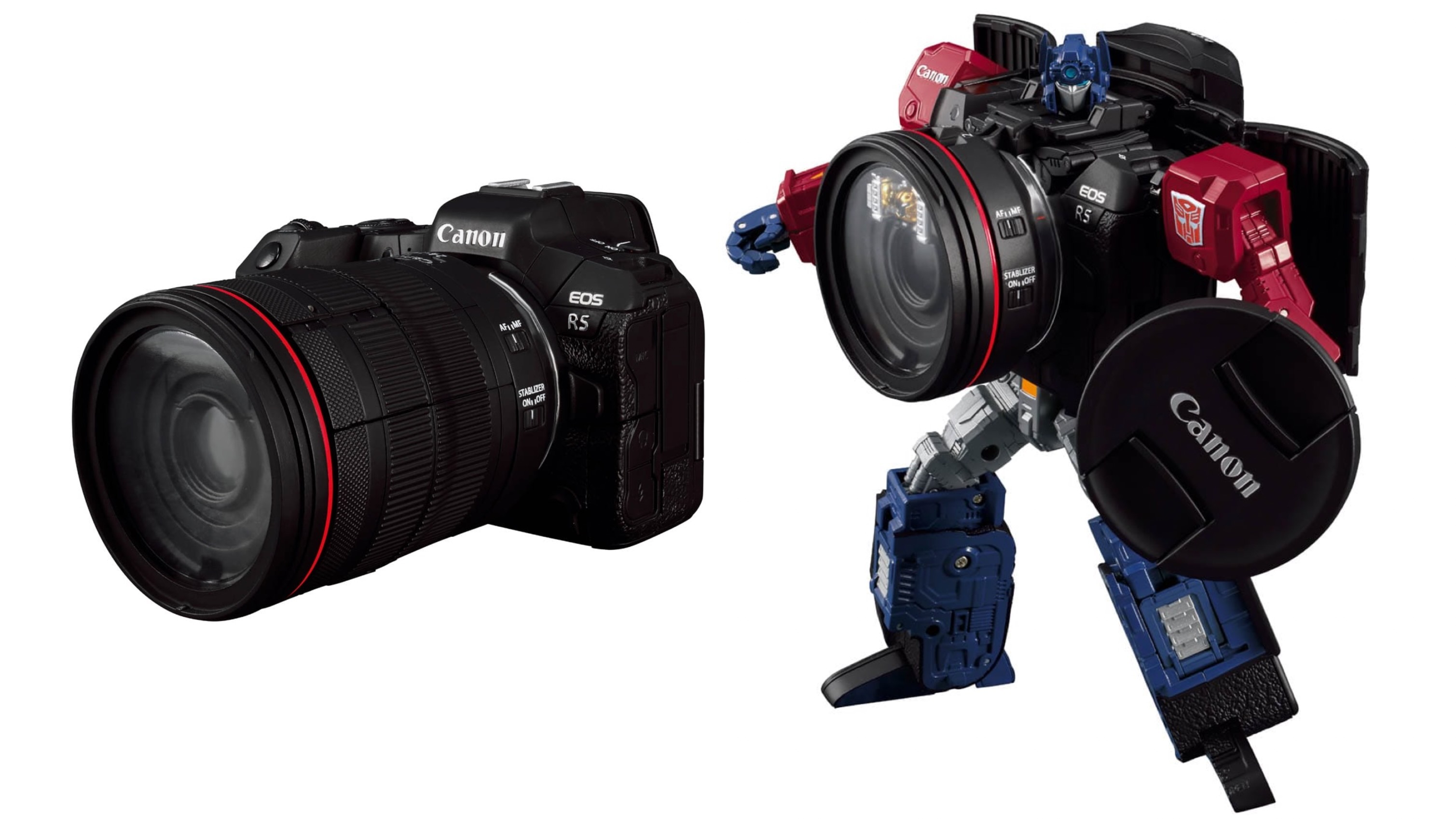 This Canon 'Camera' Can Transform Into Optimus Prime | PCMag