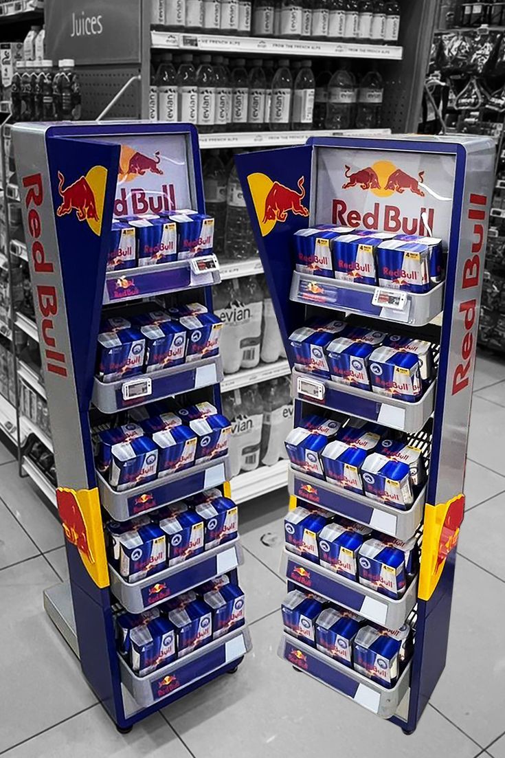Red Bull エナジードリンク冷蔵庫 ショーケース付き Red Bull エナジー