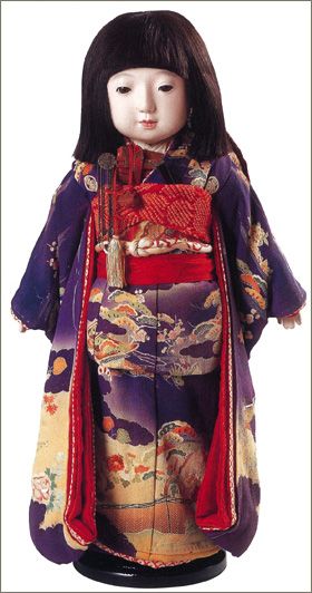 絵画 インテリア 額付 ( 黒) 油絵 F6-083111 市松人形 絵画 インテリア