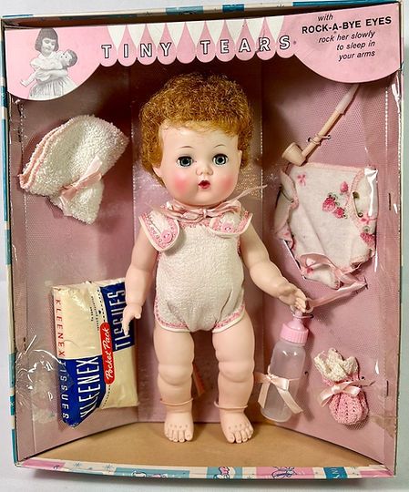 cute!ビンテージtiny tears コンポジションぺビースリープドール