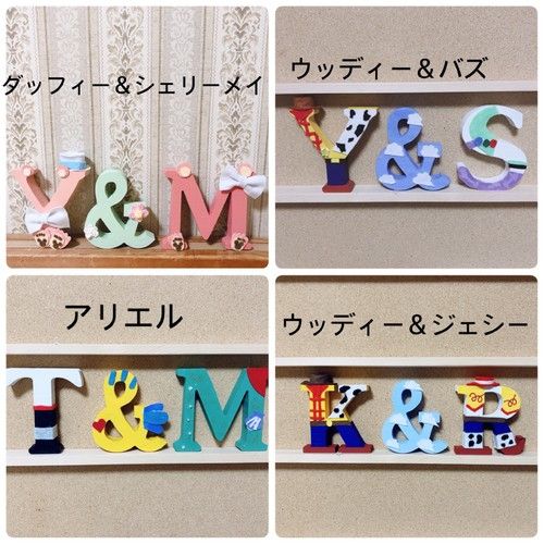 アルバム飾りアルファベットオーダー 受付中(^-^)