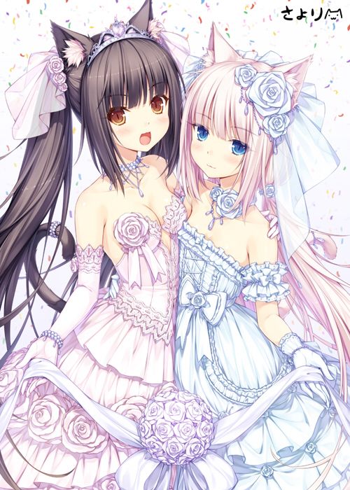 PSA10] NEKOPARA バニラ ショコラ サイン ネコぱら 直筆サイン