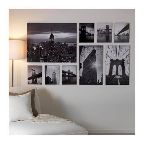 IKEA GRONBY アート9点セット GRÖNBY picture, set of 9 city tour - IKEA