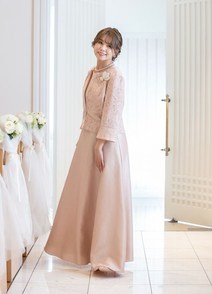 イギンジブリーヌ 結婚式 マザーズドレス シャンタン アフタヌーン