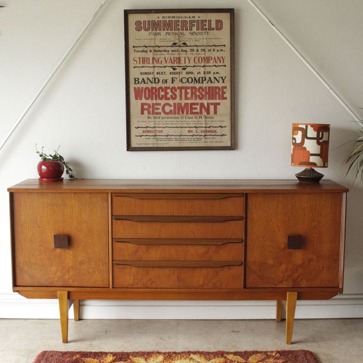 パ*ー様 チーク サイドボード チェスト 北欧 ミッドセンチュリー