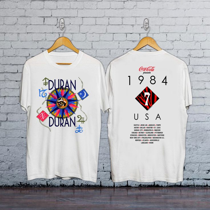 Vtg 1984 Duran Duran Arena Usa Concert Tour T-shirt, Duran Duran