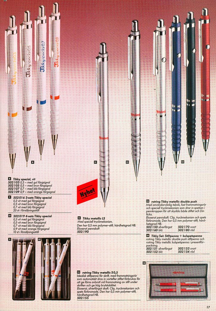 Tikky - 文房具通販|ブンドキ.com ロットリング Tikky ダブルプッシュ