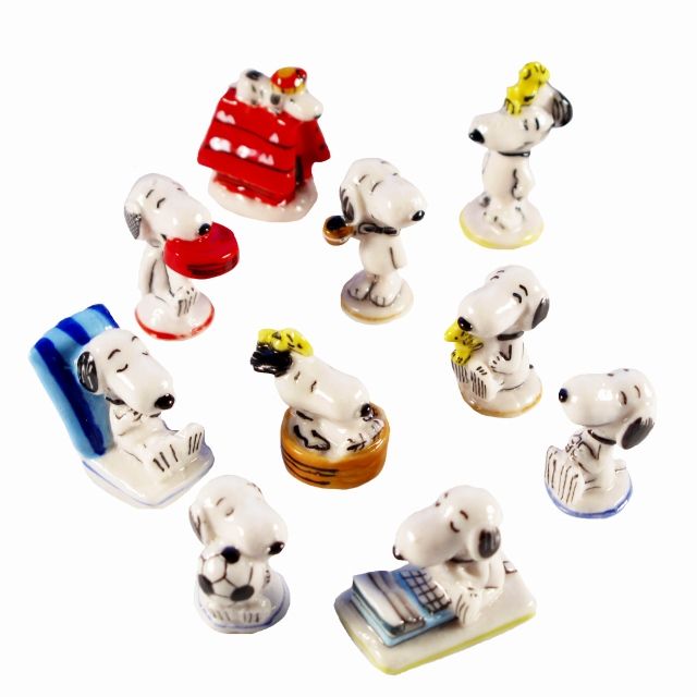 Snoopy（スヌーピー）のフェーヴ／全10個／2003年／ポースレン製 LIFE