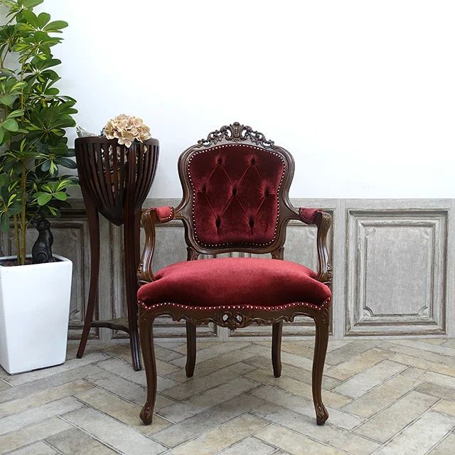 イタリア製 ロココ調 アンティークチェア ドールチェア ヴィンテージ