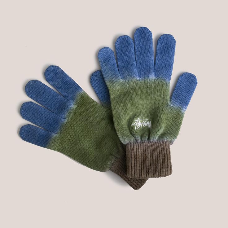 小物 stussy Earth Day gloves s/m Stussy Stussy earth day knit