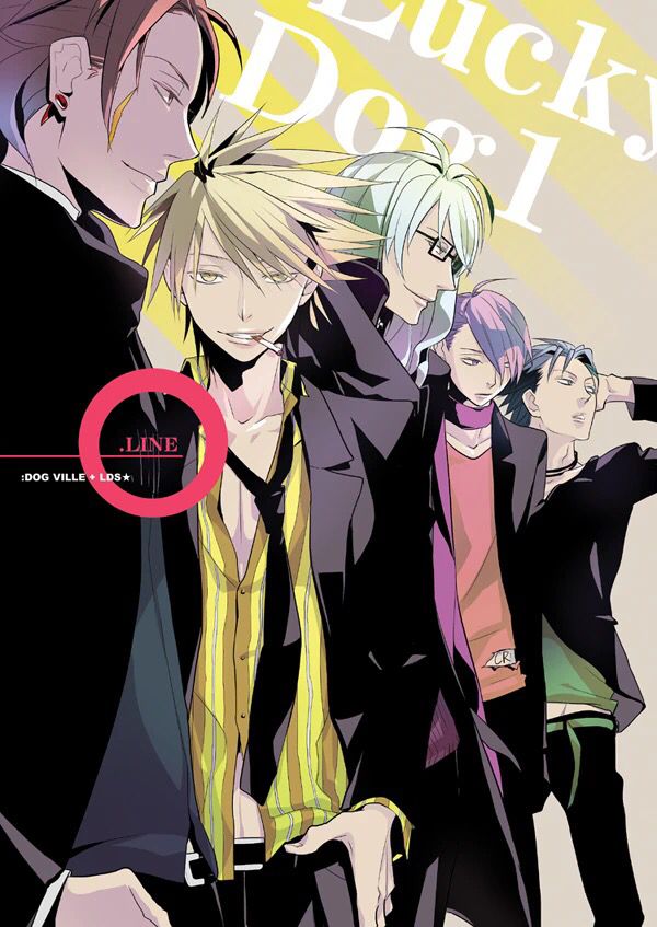 ラッキードッグ1 缶バッジ ジャン ベルナルド ルキーノ イヴァン