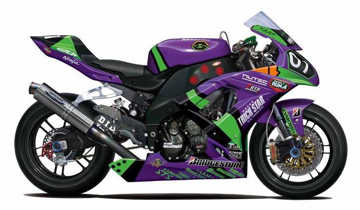 Fujimi 1/12 Evangelion TRICK STAR KAWASAKI ZX-10R 2010