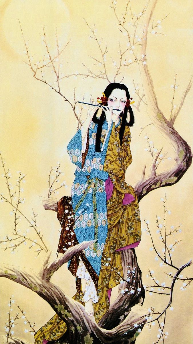 希少 山岸涼子 直筆イラスト 直筆サイン入り 日出処の天子 厩戸王子 当時