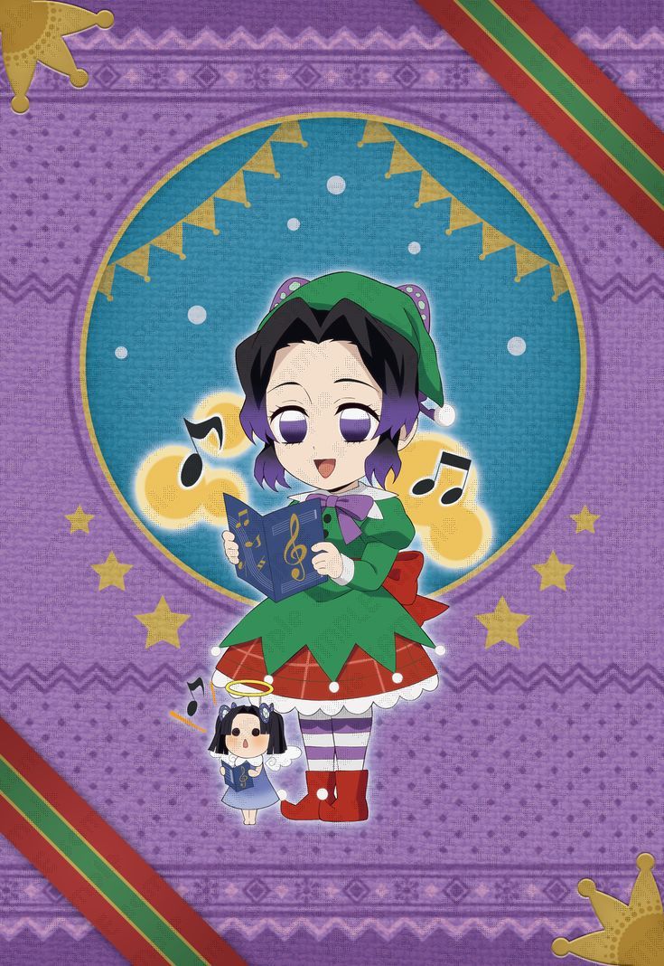 鬼滅の刃」クリスマス描き下ろしイラスト2022 胡蝶しのぶ