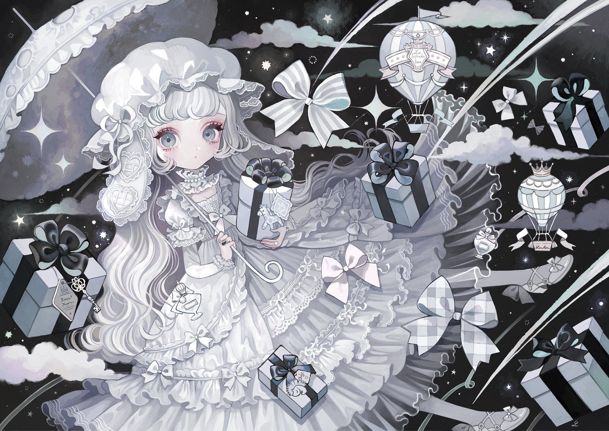 城咲ロンドン 原画 アクリル画【真作】 【公式通販】