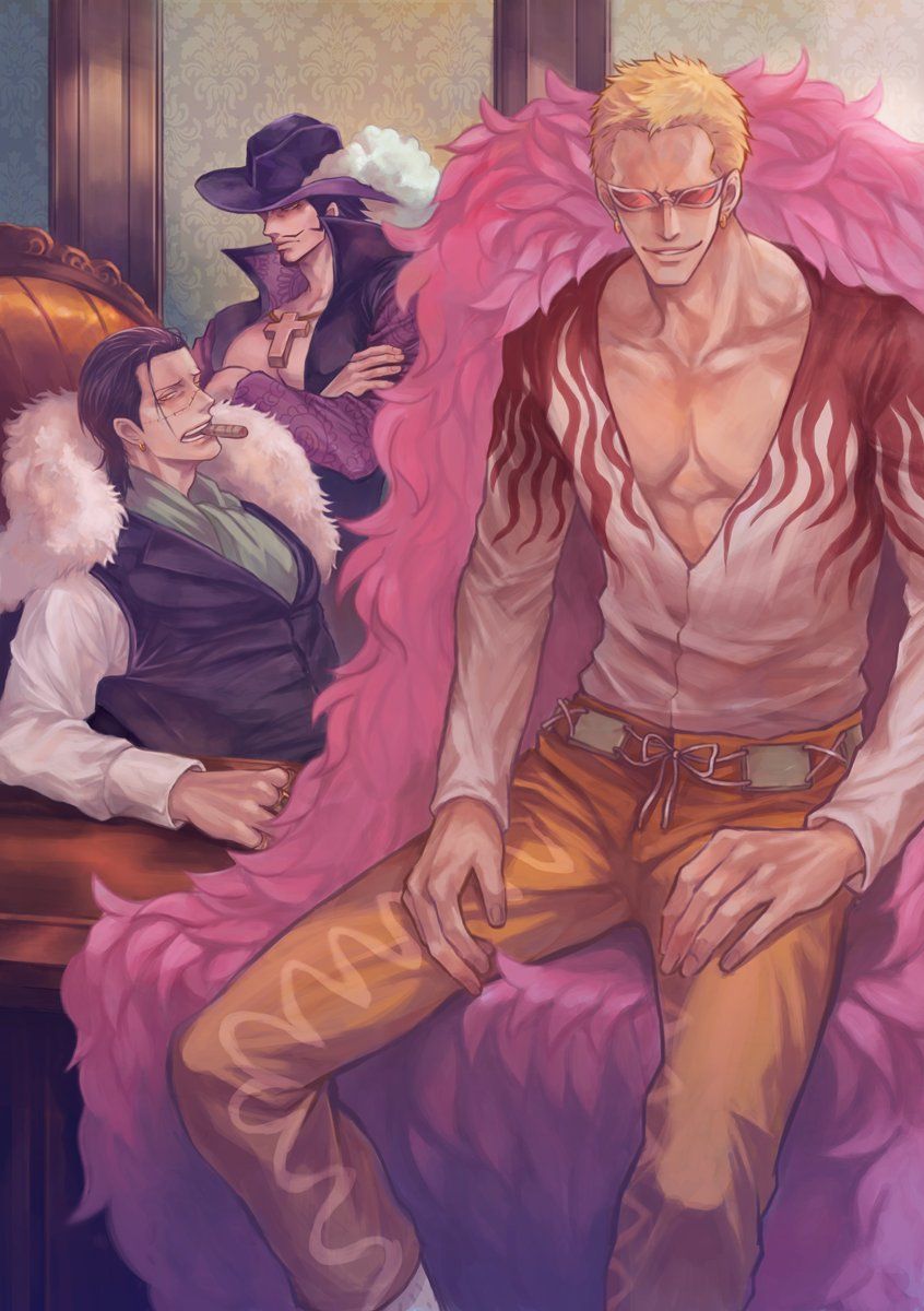 ONE PIECE 【クロコダイル×ミホーク×ドフラミンゴ