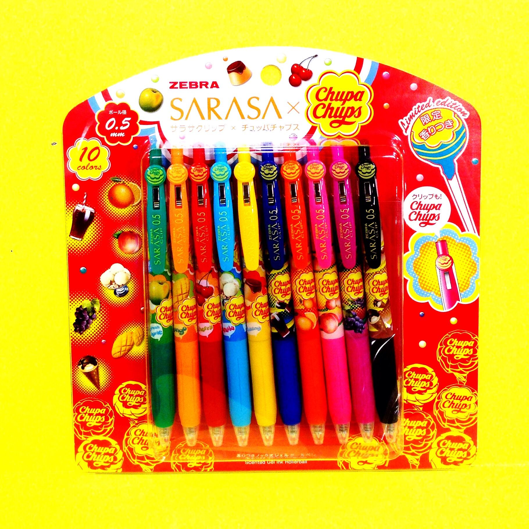 チュッパチャプス ボールペン ZEBRA SARASA Chupa Chups ZEBRA SARASA
