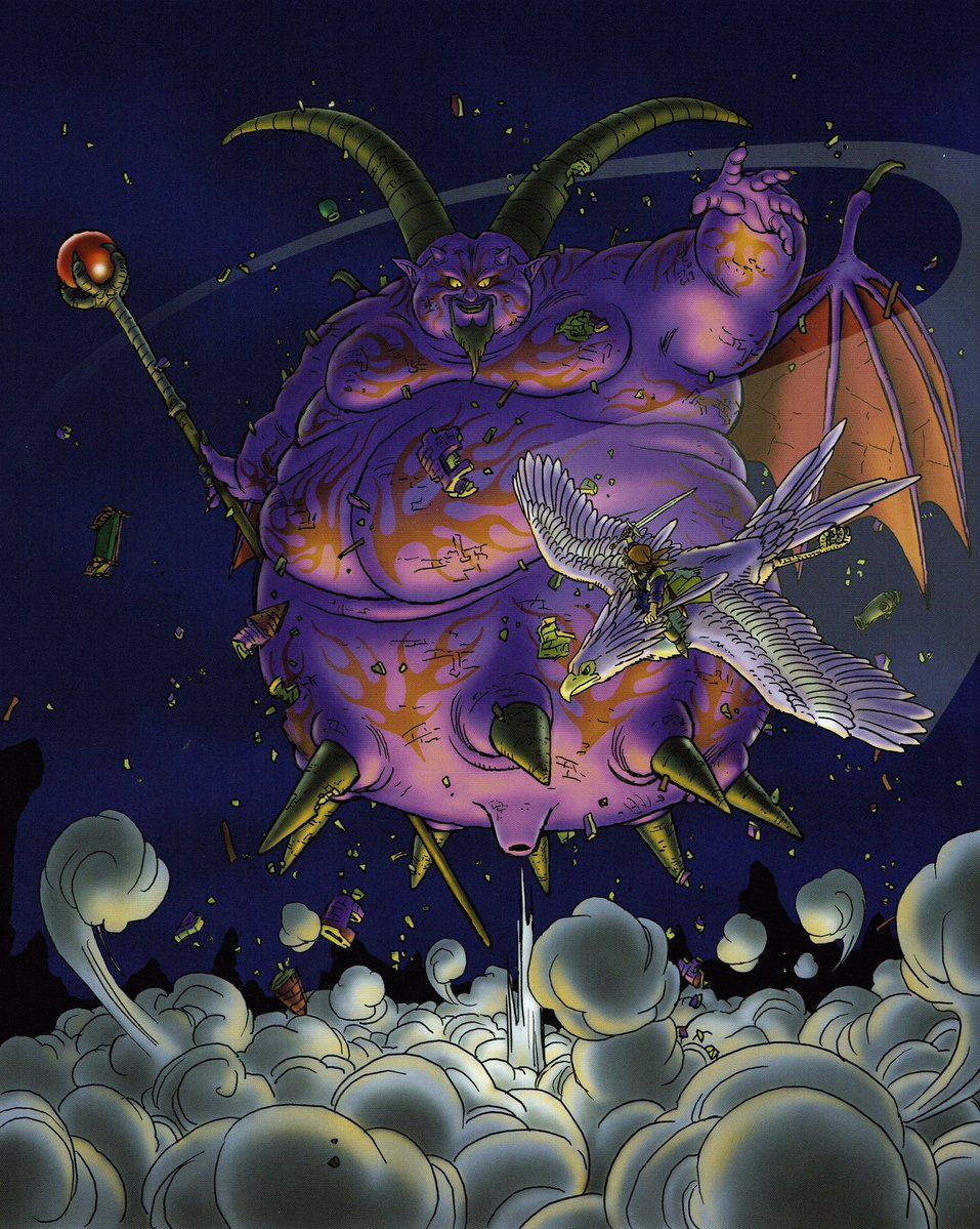 鳥山明 ドラゴンクエストⅥ キャラクターデザイン画 イラスト 30cm