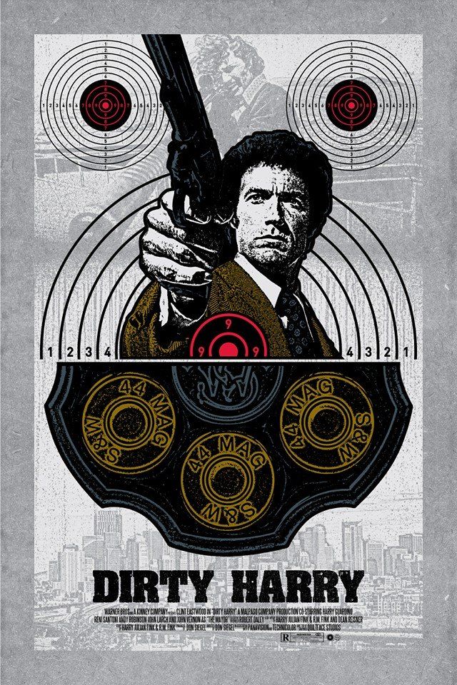 ワーナー懸賞品ダーティハリー（Dirty Harry）ポスター