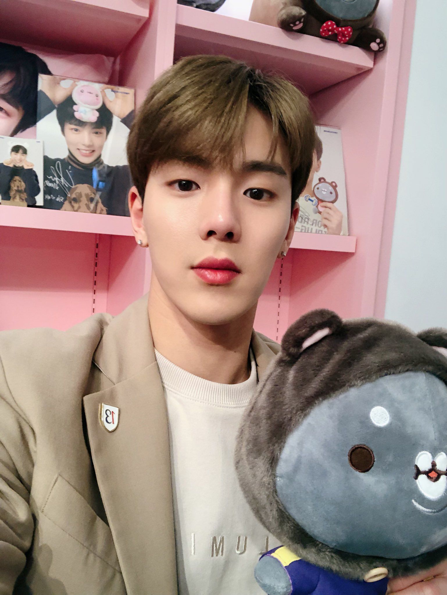 MONSTA X ショヌ ぬいぐるみ 小 MONSTA X ぬいぐるみ モネク ショヌ