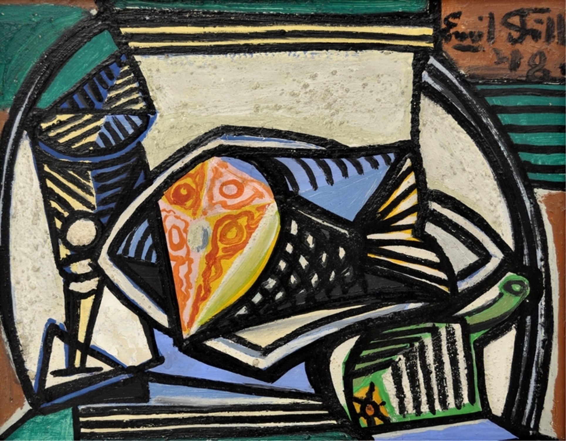 Emil Filla、エミール・フィラ【Cubist Still Life】 Emil Filla