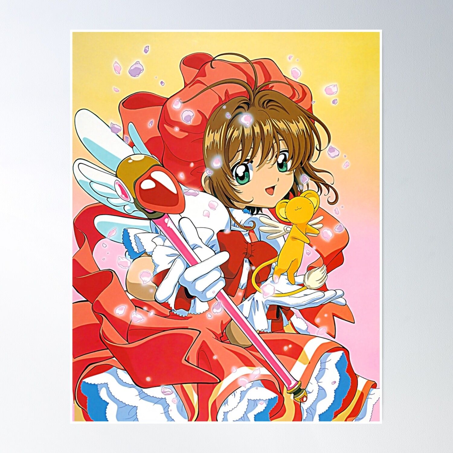 186カードキャプターさくらPPメタリックカード木之本桜