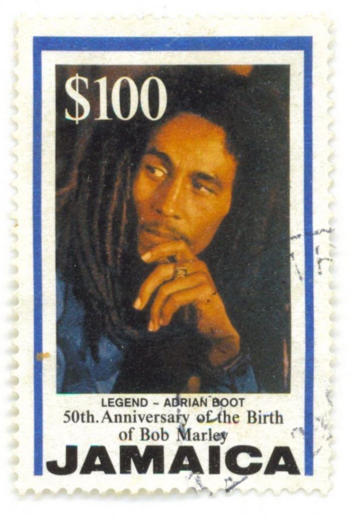 新品希少BobMarleyボブ・マーリー 生誕50周年記念切手ジャマイカ政府